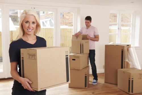 Office relocation with desks and equipment in Shoreditch