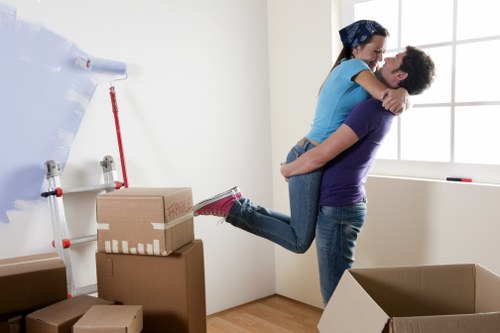 Professional office movers handling a Shoreditch business relocation
