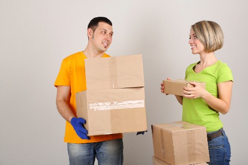 Furniture loading and removal service in Shoreditch streets