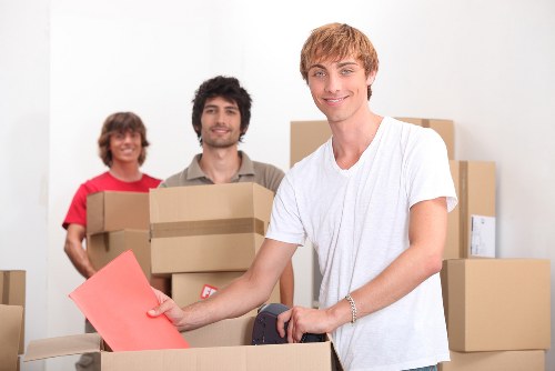 Shoreditch removal van service transporting furniture through East London